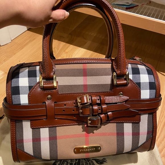 Burberry Bags Burberry Bowling Bag Poshmark